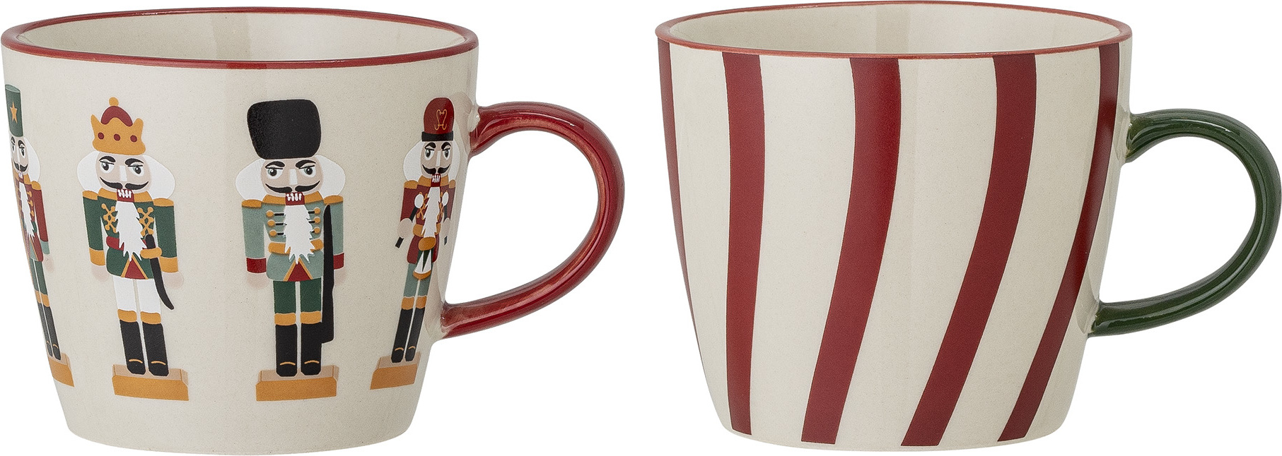 Kubki Jolly 300 ml zielono-czerwone 2 szt.