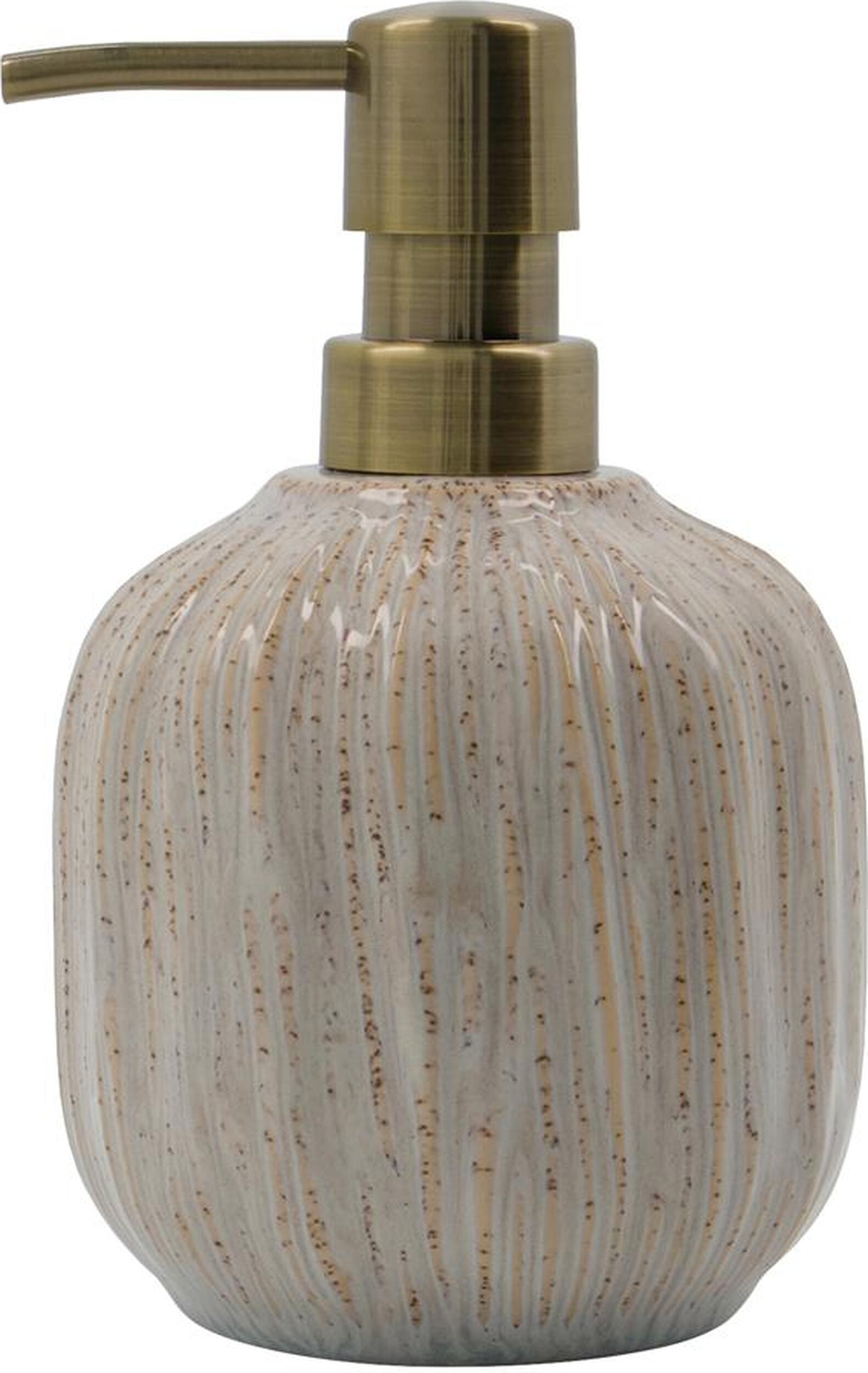 Dozownik do mydła Deco złamana biel