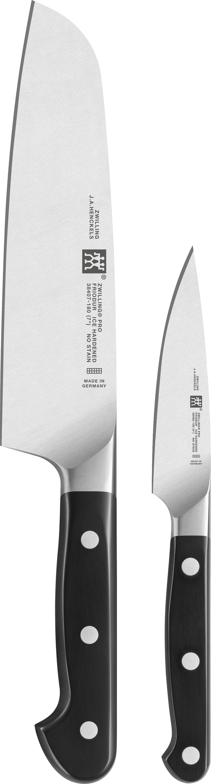 Nóż santoku i nóż do warzyw Zwilling Pro 2 el.
