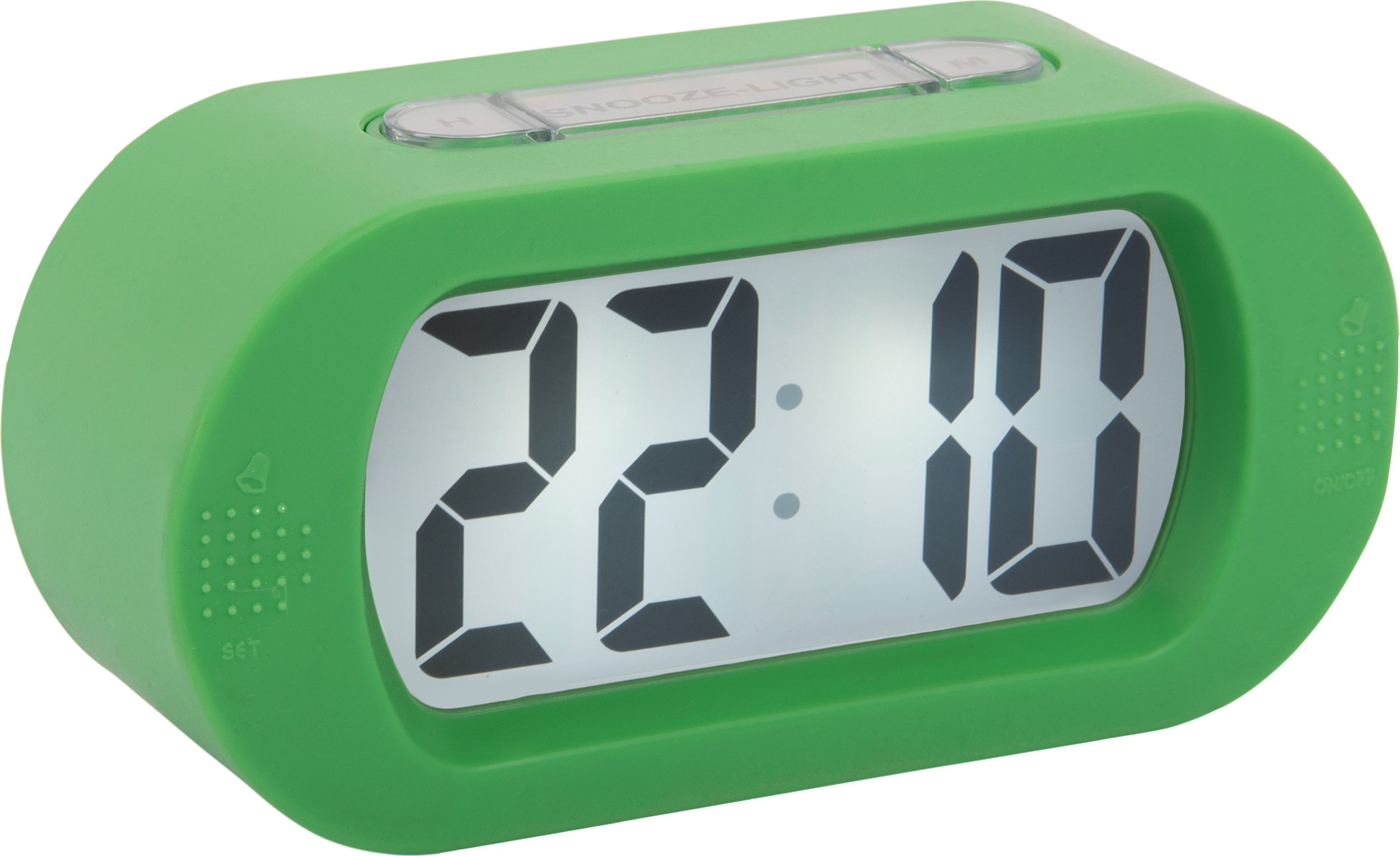 Budzik Gummy jaskrawozielony