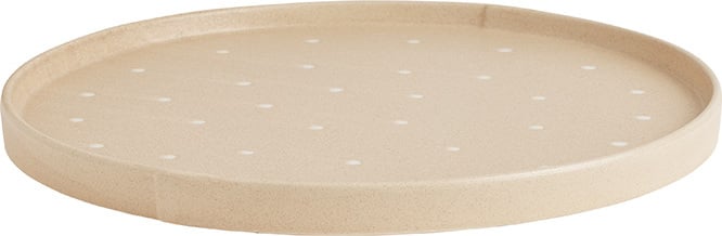 Taca Aki okrągła beżowa