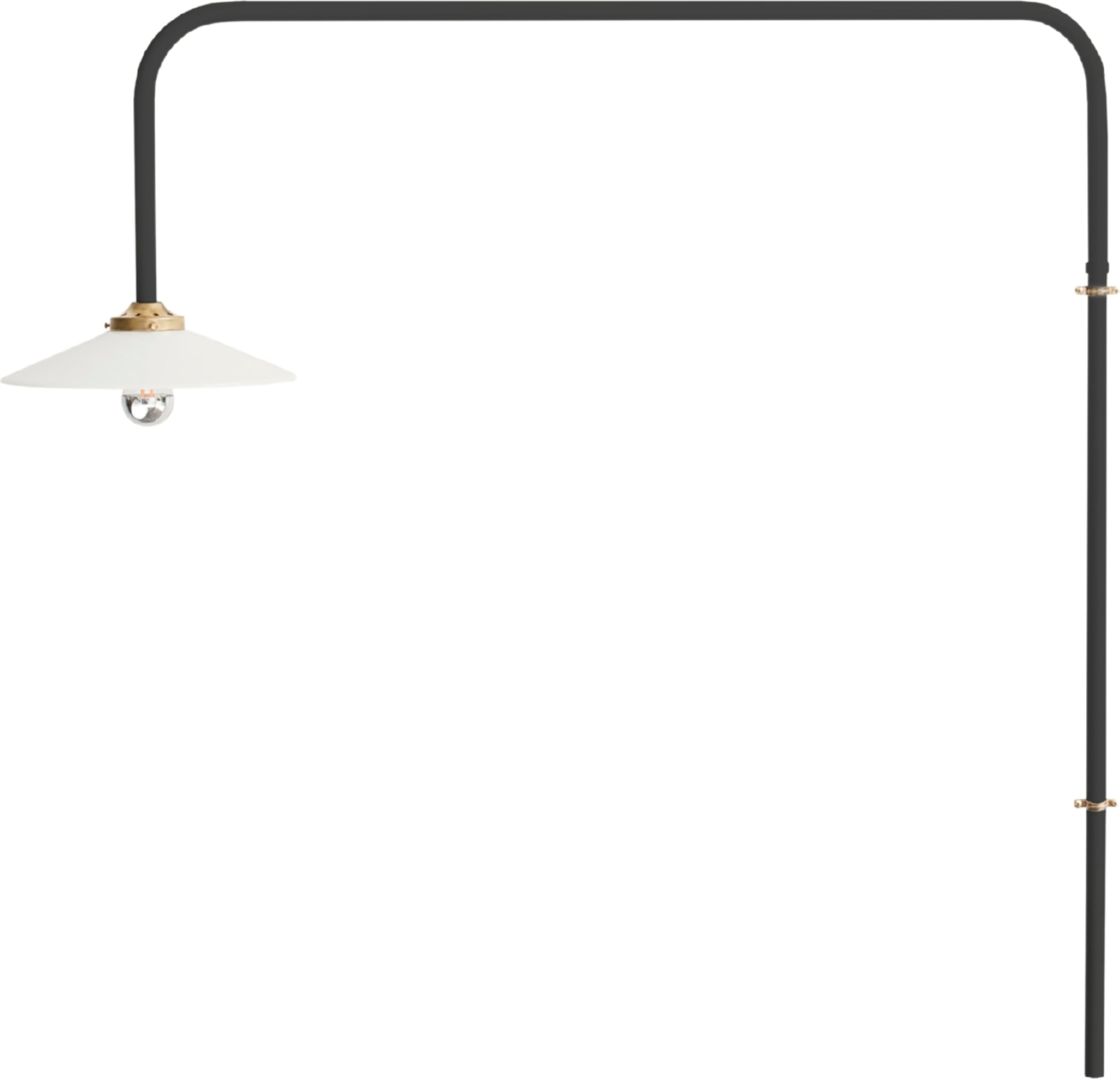Lampa ścienna N°5 100 cm czarna