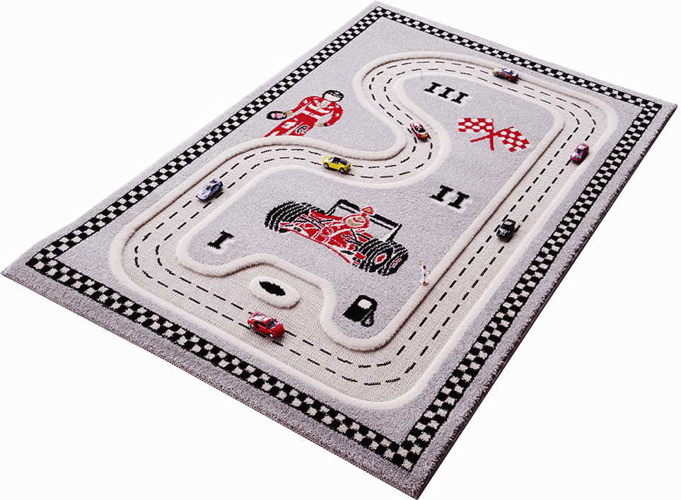 Dywan IVI formuła 1 100 x 150 cm szary