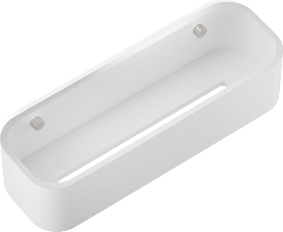 Półka prysznicowa Stone 30 cm stal matowa-biała