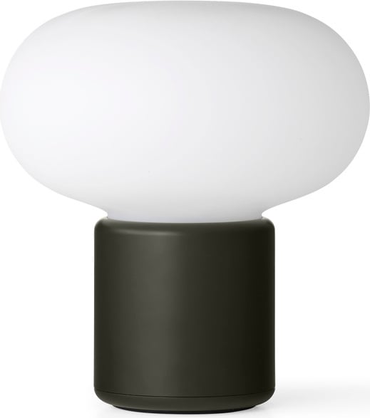 Lampa stołowa bezprzewodowa Karl-Johan leśna zieleń