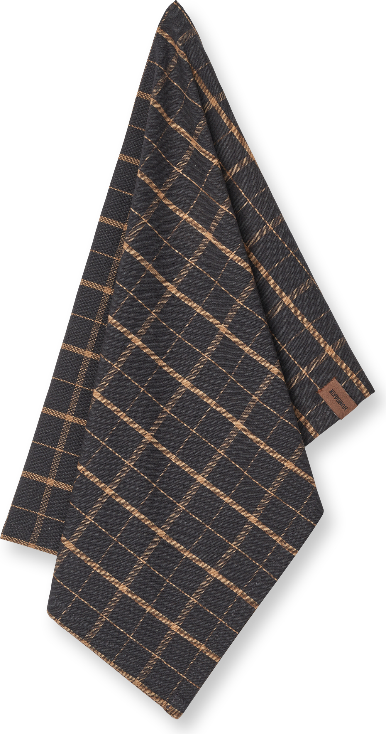 Ścierki kuchenne Humdakin w kratkę 45 x 70 cm brązowe 2 szt.