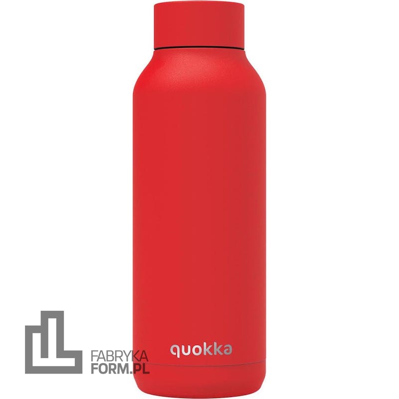 Butelka termiczna Quokka Solid Powder 510 ml czerwona