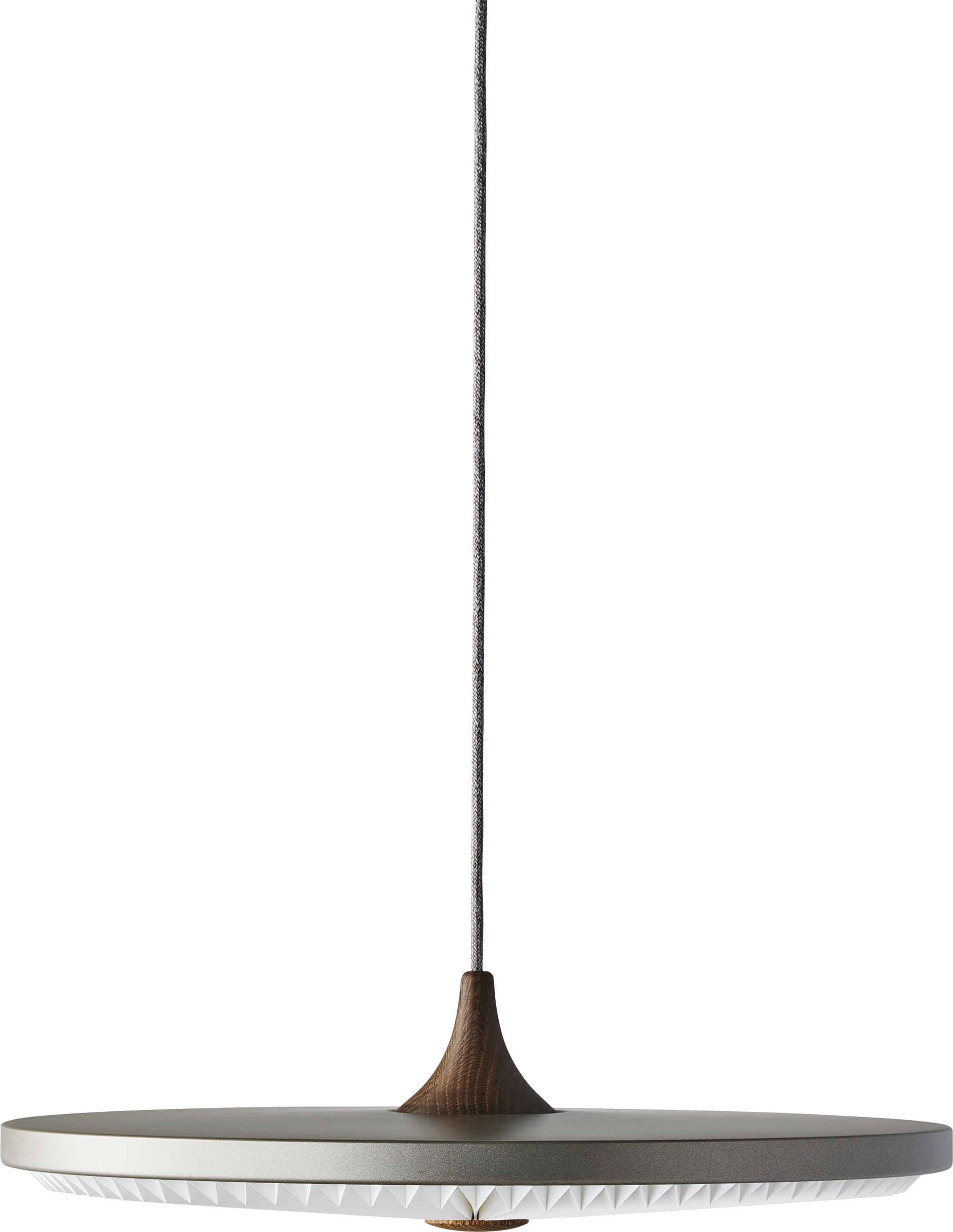 Lampa wisząca Soleil M ciemna ze ściemniaczem