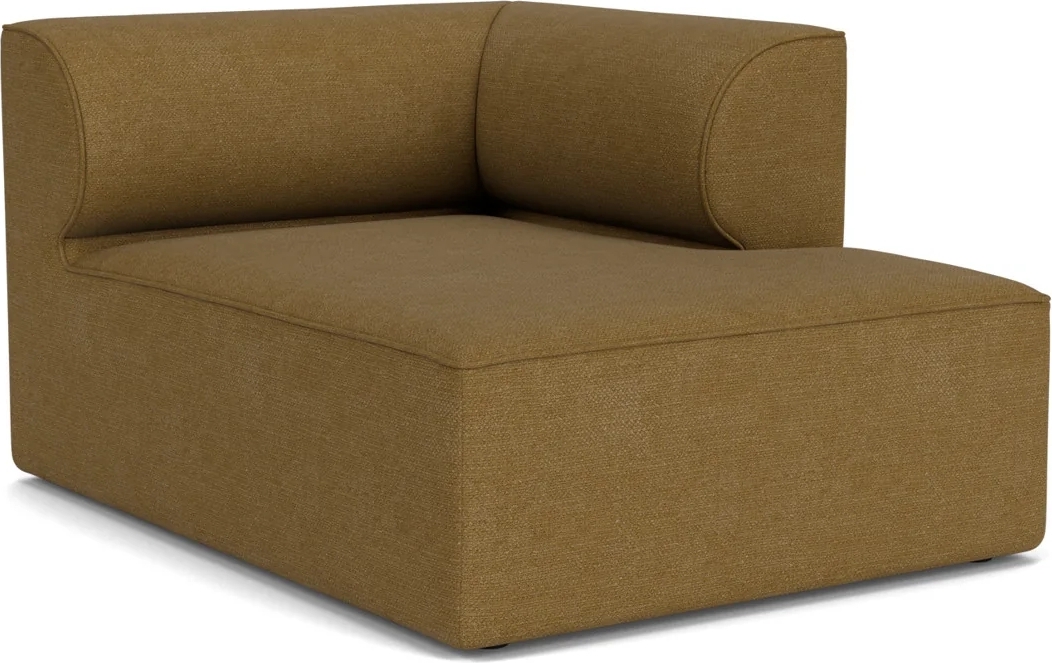 Szezlong prawostronny sofy modułowej Eave Bouclé 96 x 144 cm brązowy
