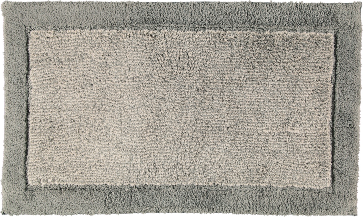 Dywanik łazienkowy Two-Tone 70 x 120 cm grafitowy