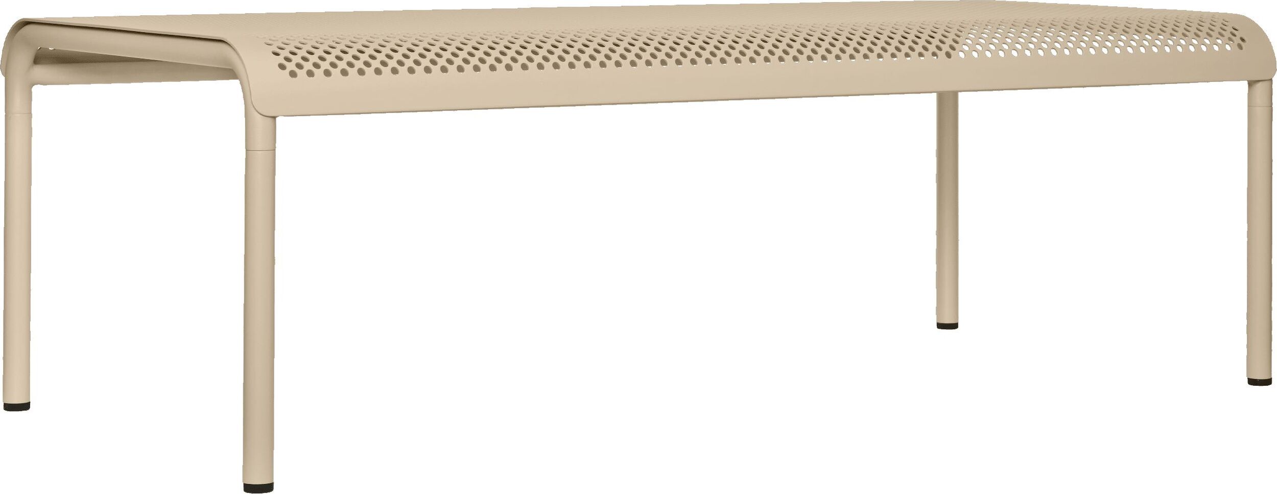 Stół ogrodowy Dapple 114 cm beżowy