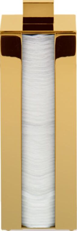 Pojemnik na płatki kosmetyczne Corner złoty