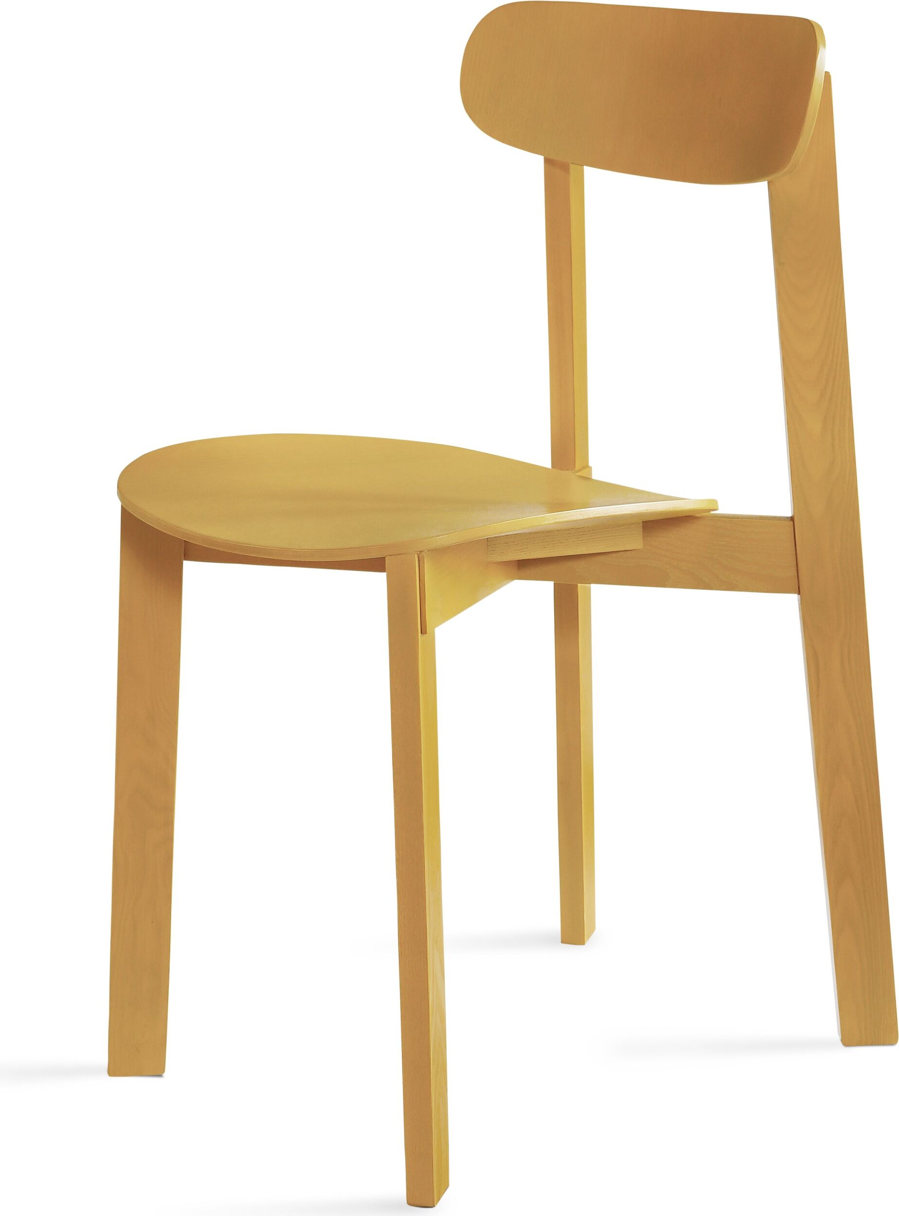 Krzesło Bondi żółte