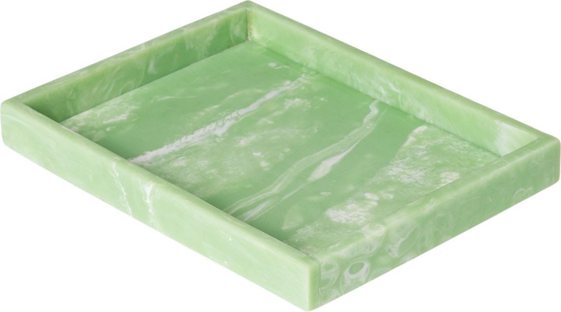 Taca dekoracyjna Mist 15 x 20 cm miętowa