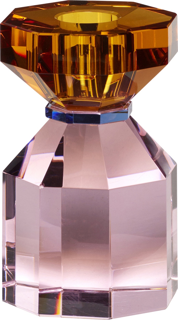 Świecznik Hübsch 340907 kryształowy