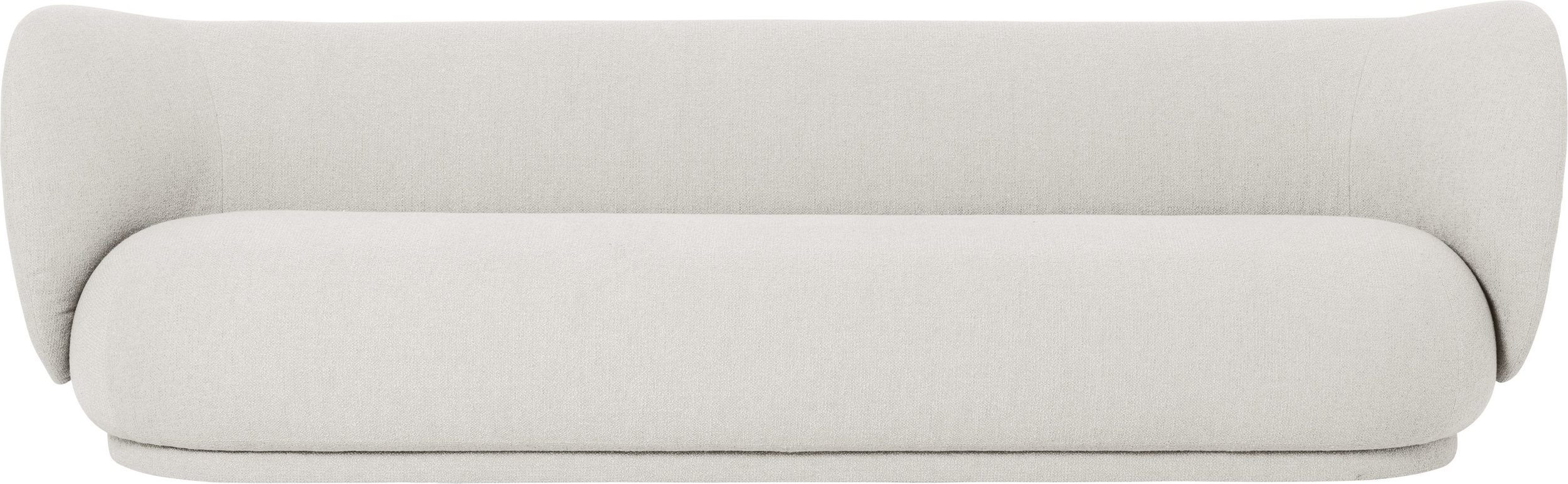 Sofa czteroosobowa Rico Bouclé kremowa