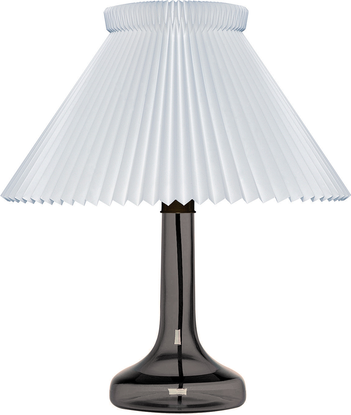 Lampa stołowa Classic 343 przydymiona szklana