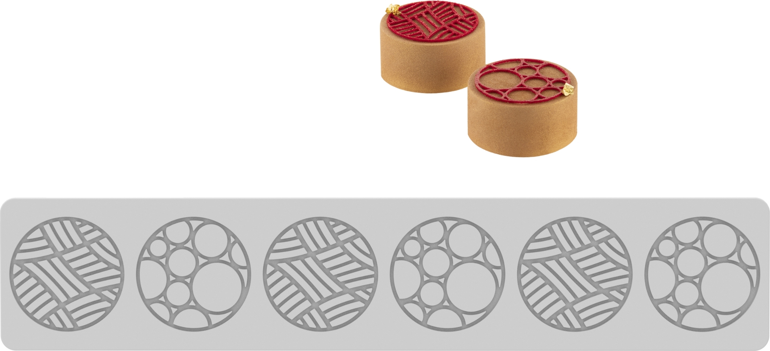 Mata strukturalna do dekoracji ciasta Snowball