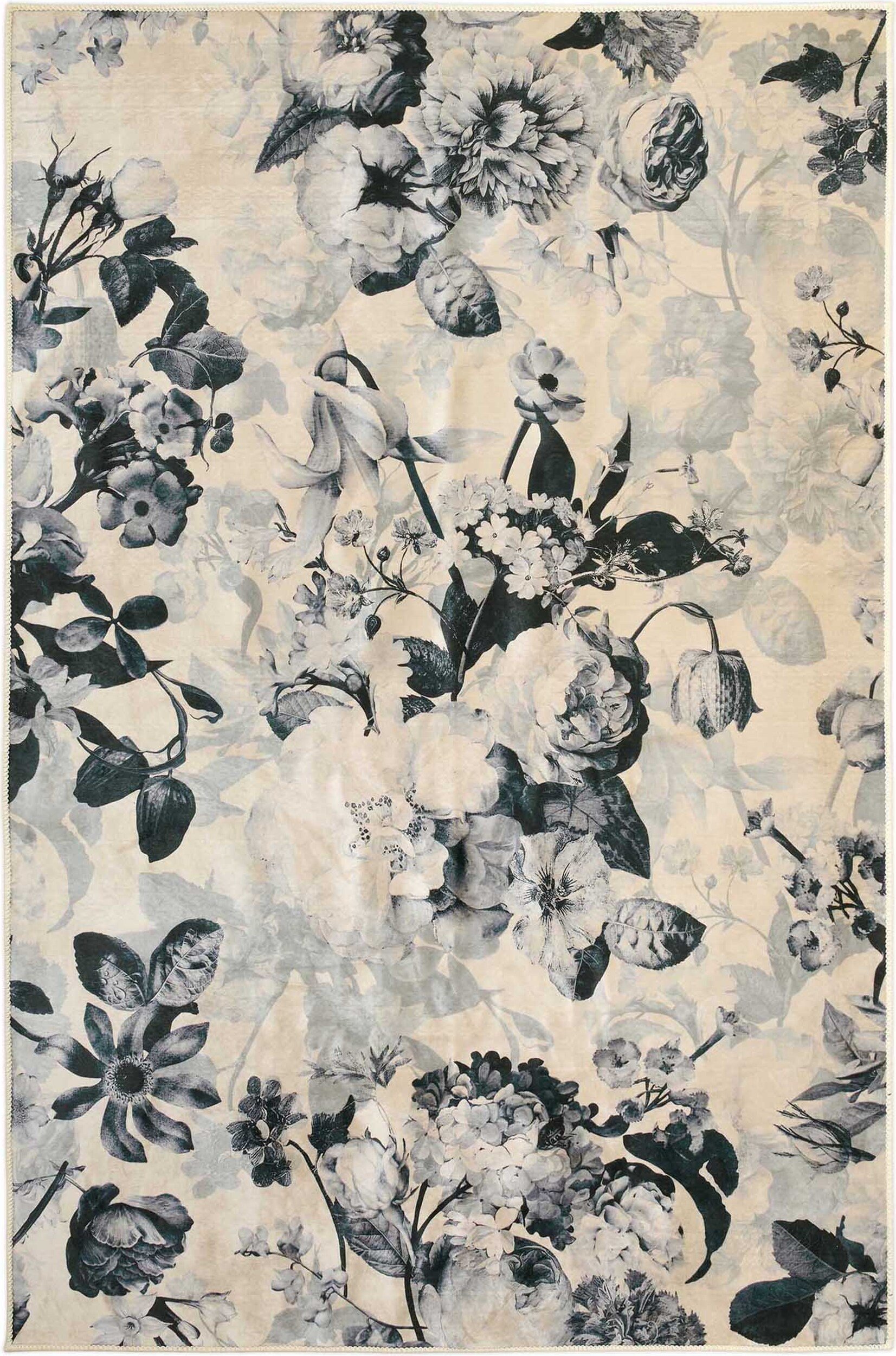 Dywan Floor 60 x 90 cm kremowo-czarny