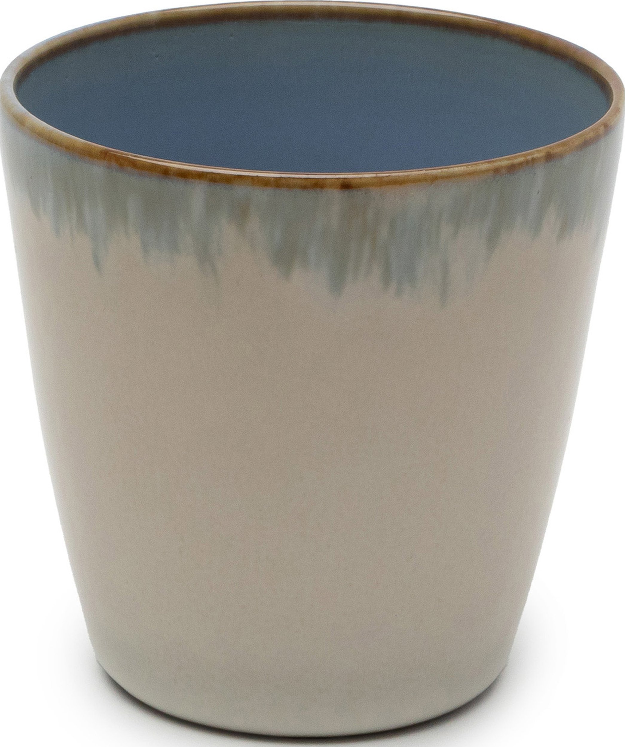 Kubek Terres de Rêves 180 ml beżowo-niebieski