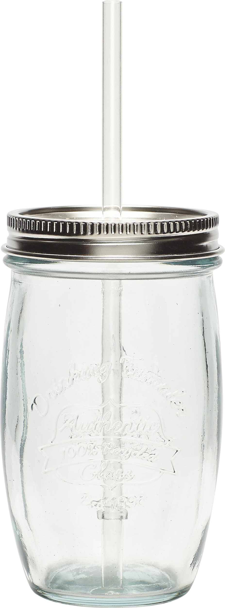 Słoik Hübsch ze słomką