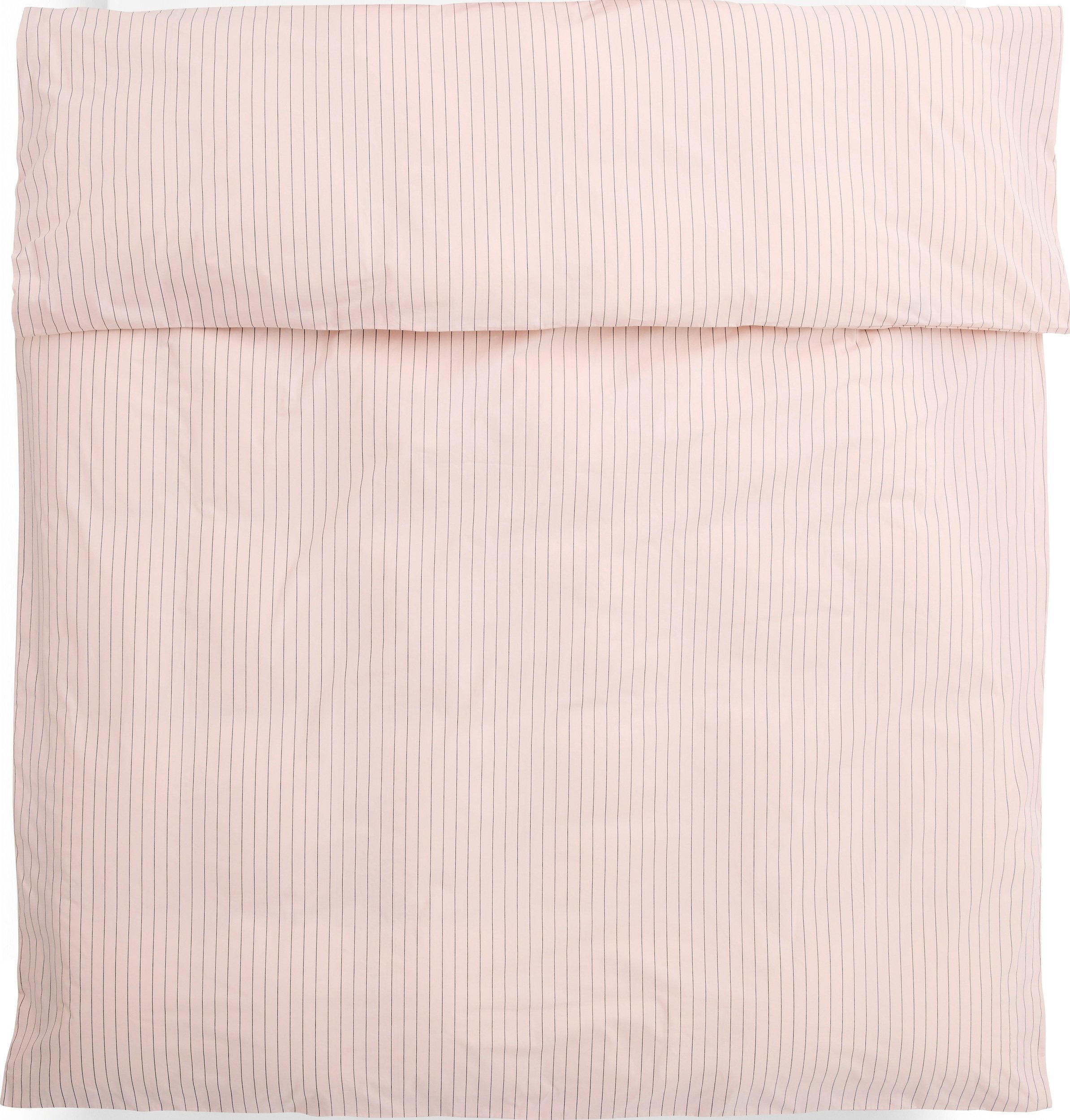 Poszewka na kołdrę Fineline 140 x 200 cm jasnoróżowa