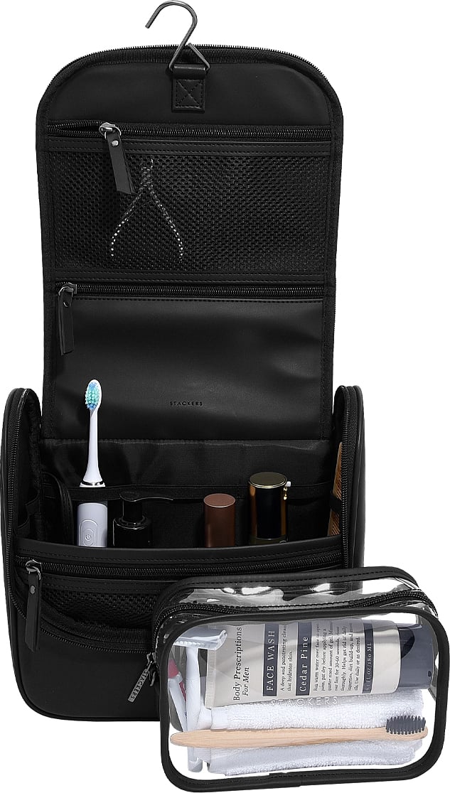 Kosmetyczka podróżna do zawieszenia Stackers Men czarna