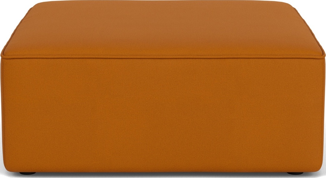 Puf sofy modułowej Eave 96 x 96 cm ciemnopomarańczowy