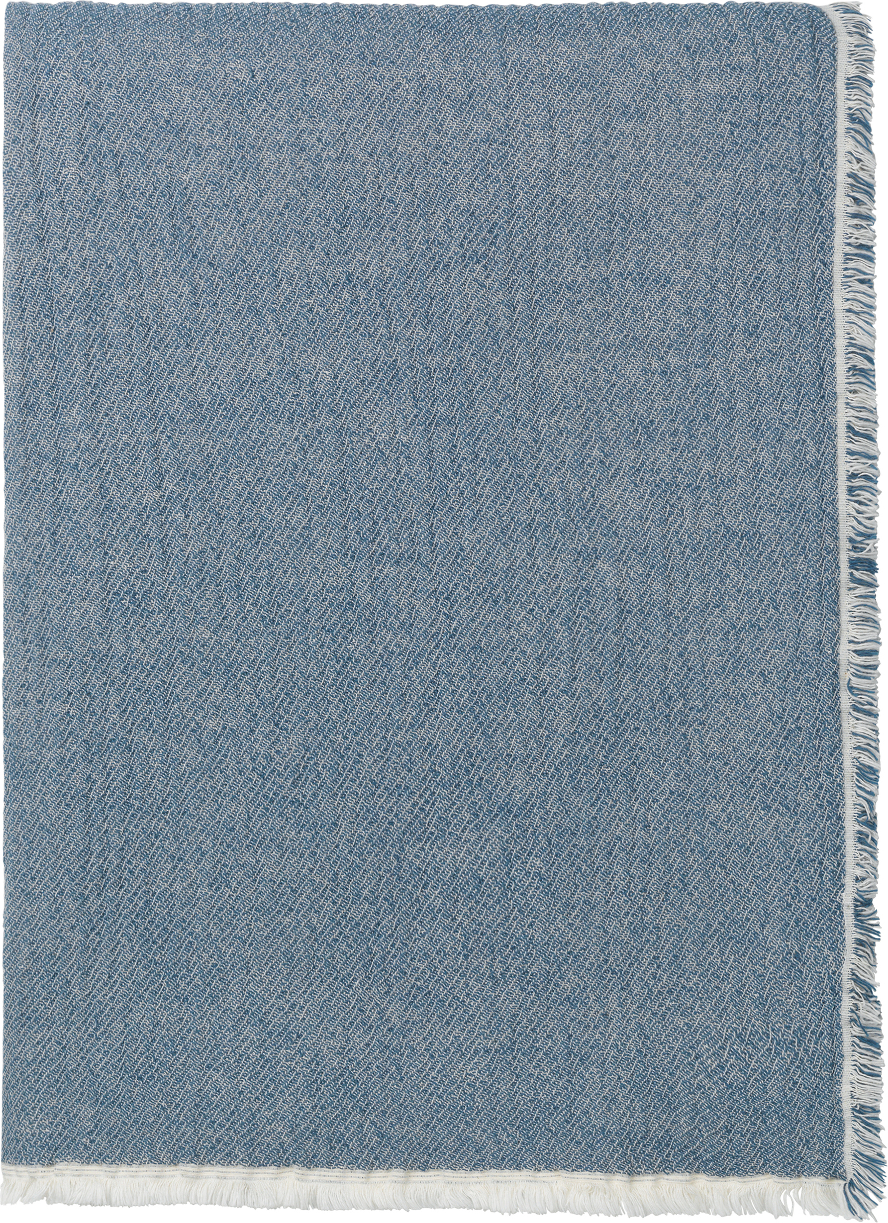 Koc Thyme 130 x 180 cm niebieski