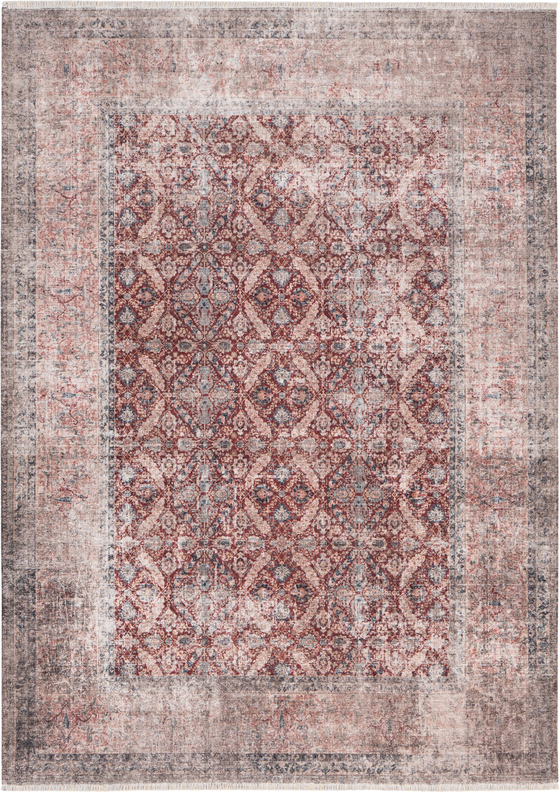 Dywan Maurea 780 75 x 150 cm czerwony