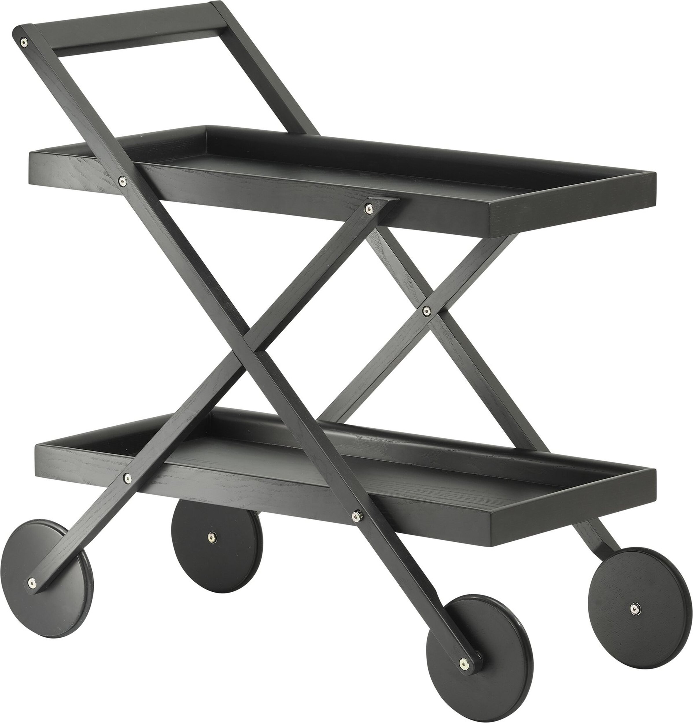 Stolik na kółkach Exit czarny