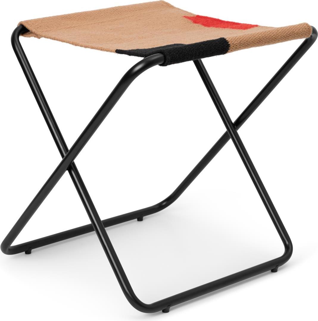 Stołek Desert Block z czarną ramą