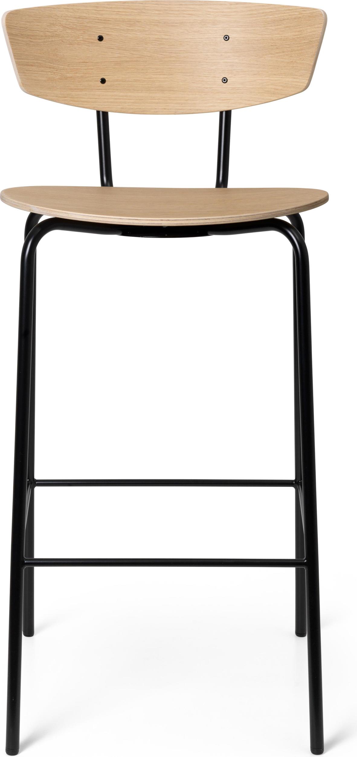 Krzesło barowe Herman 87 cm jasny dąb