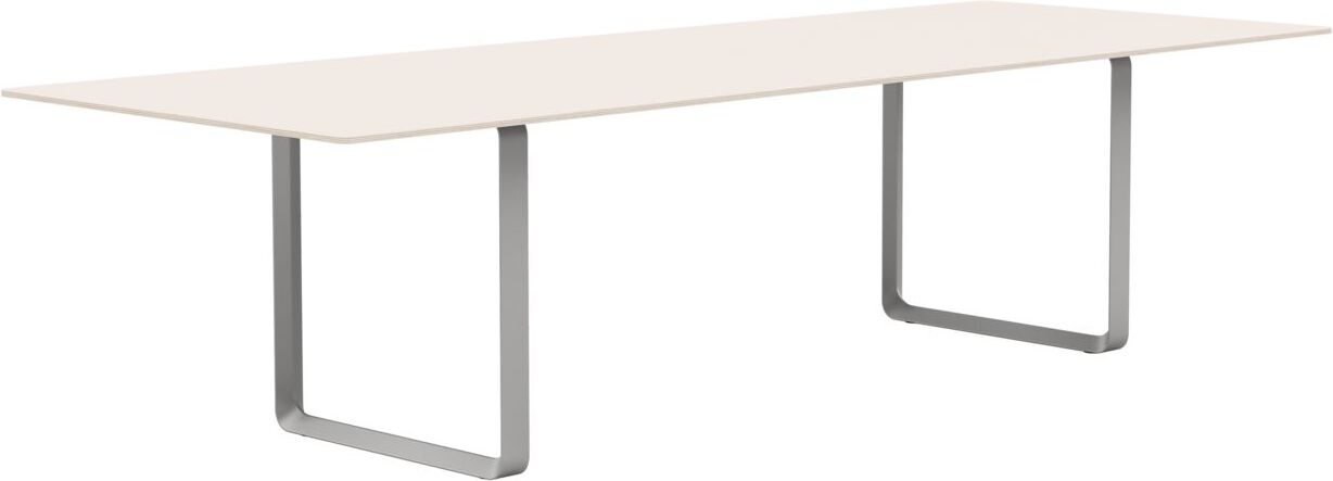 Stół Muuto 295 x 108 cm piaskowy laminowany nogi szare