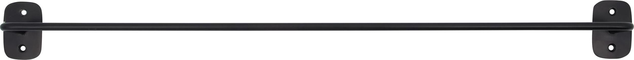 Wieszak reling na ręczniki Pati czarny