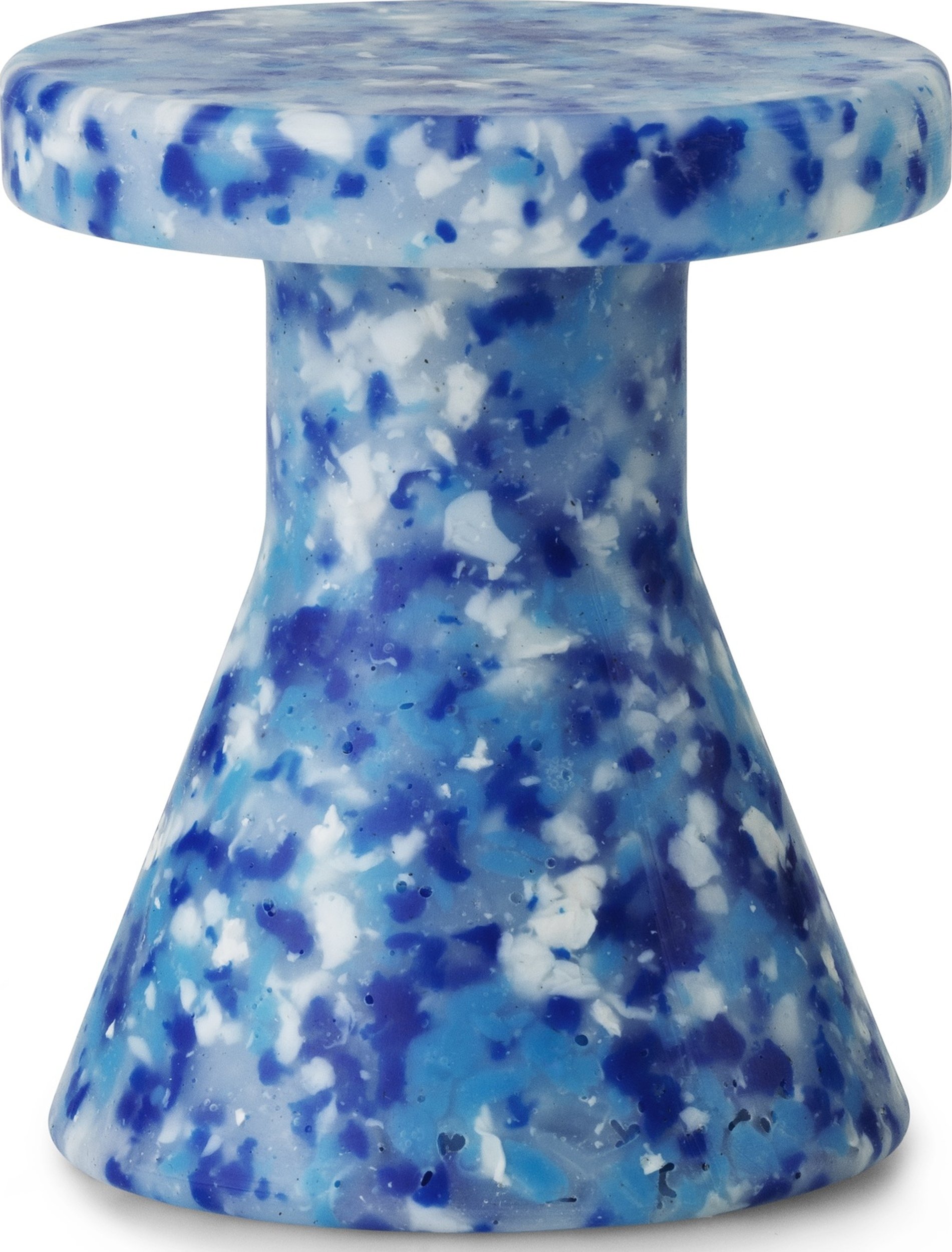 Figurka dekoracyjna Bit Cone Miniature stołek-stolik niebieska