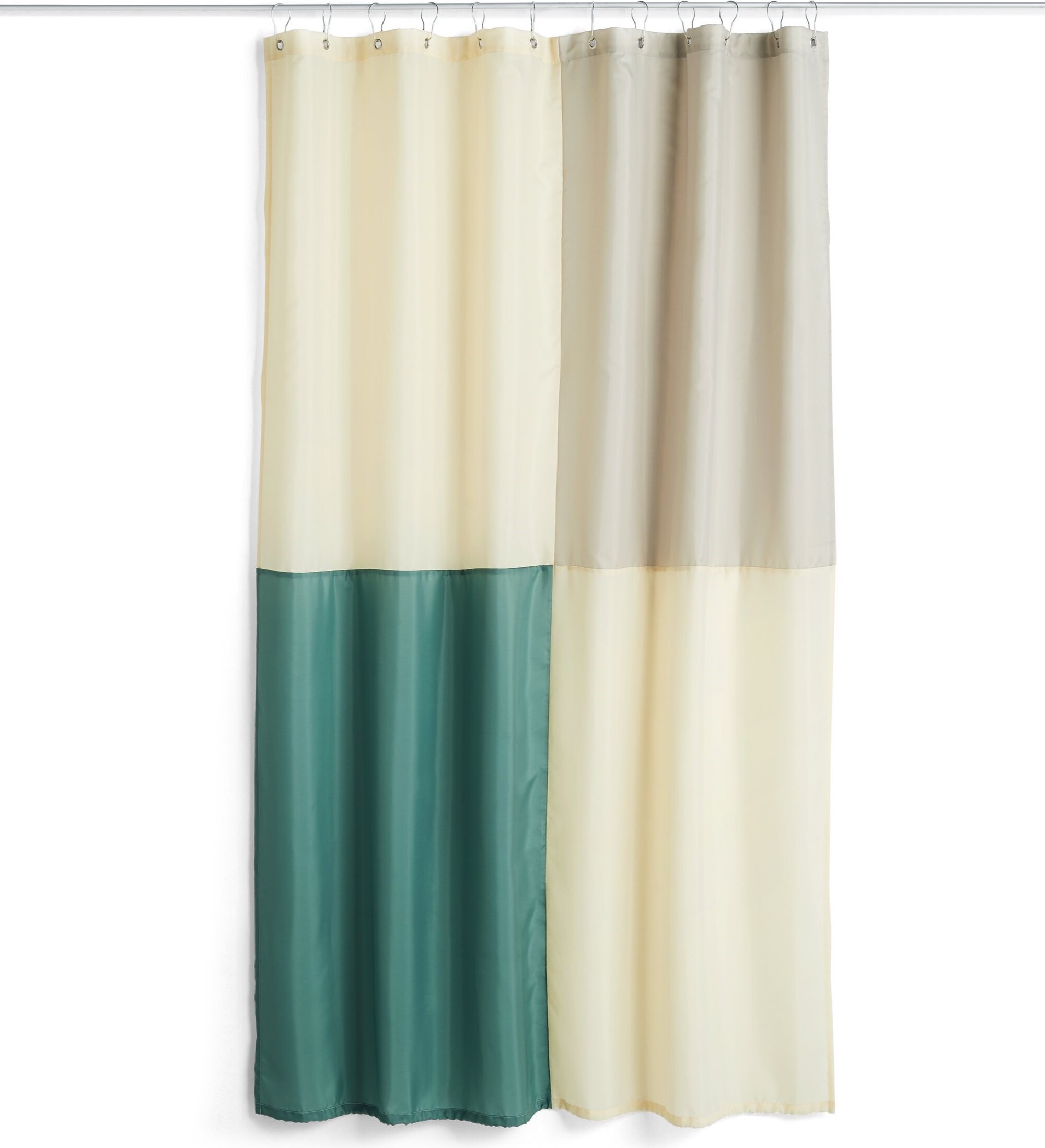 Zasłona prysznicowa Check zielona