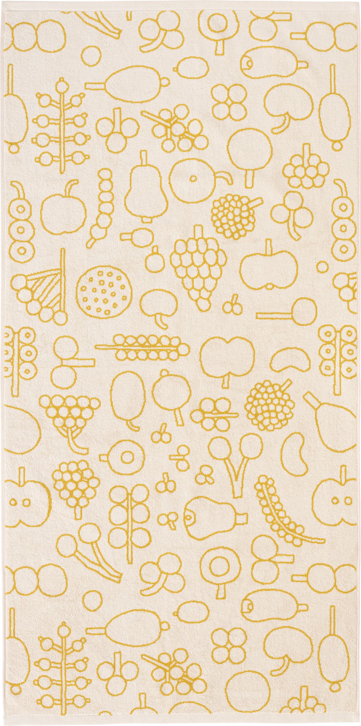 Ręcznik kąpielowy Oiva Toikka Frutta 70 x 140 cm żółty
