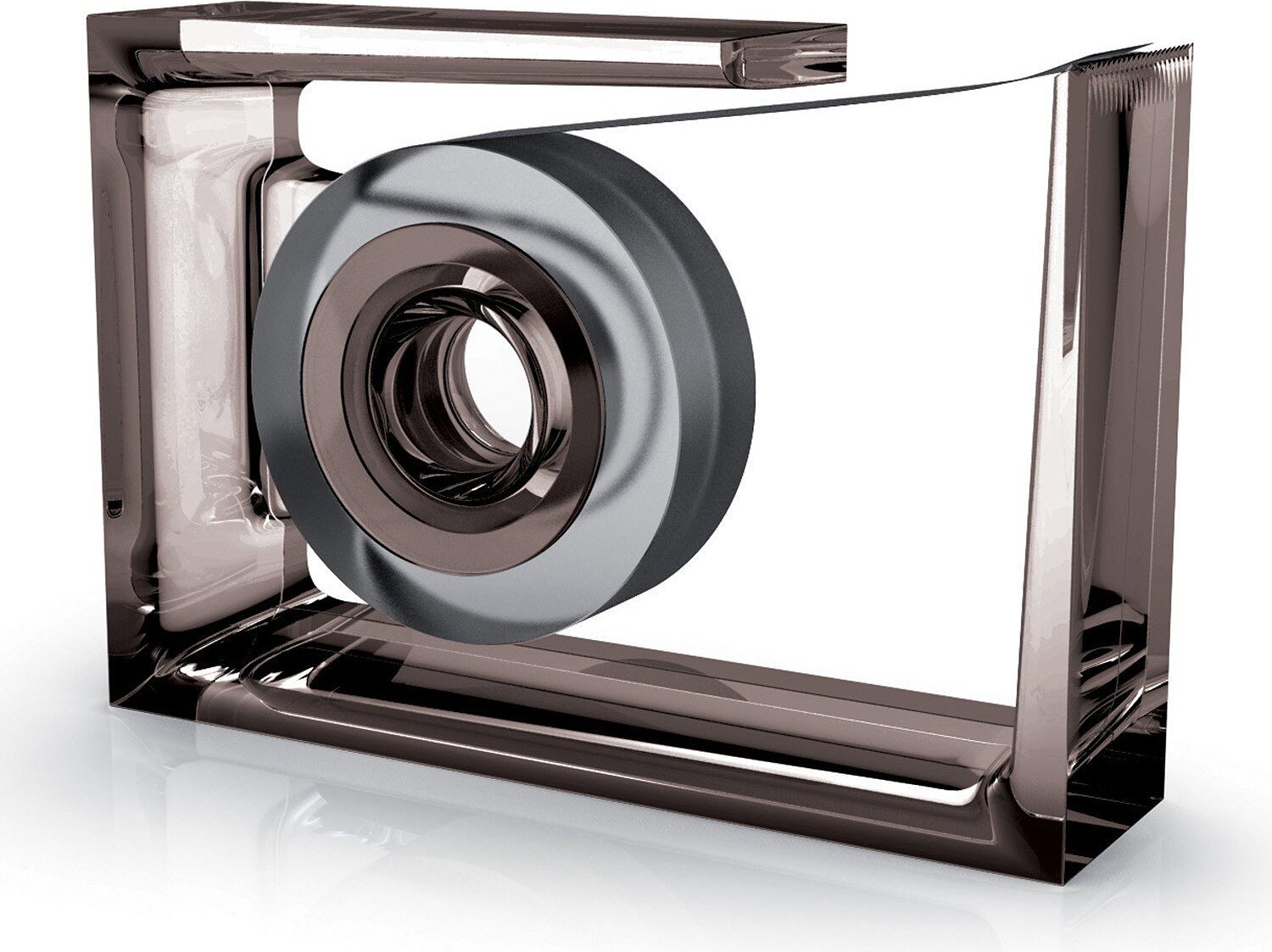 Podajnik taśmy klejącej Roll Air szary