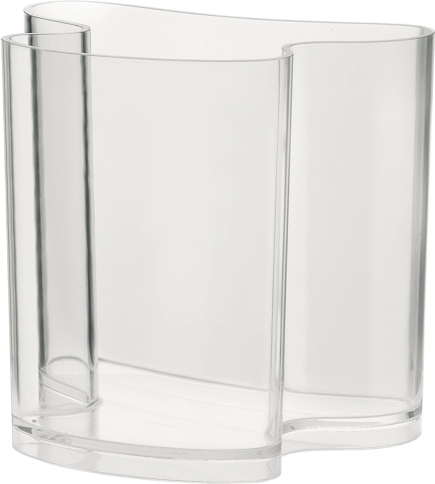 Wazon i stojak na gazety Isola transparentny