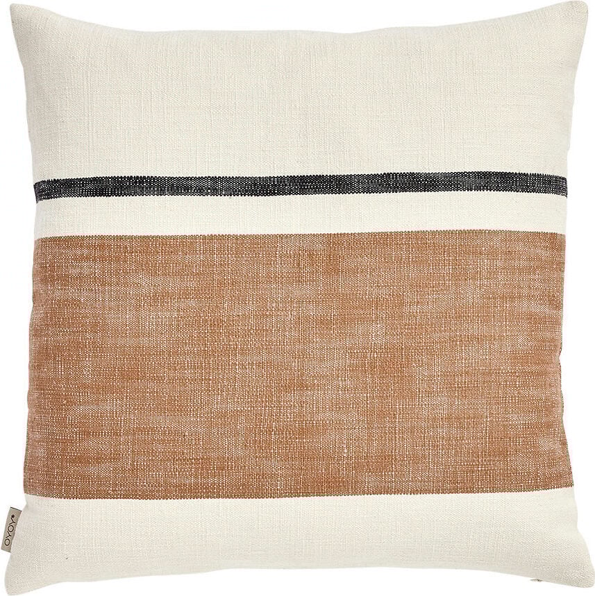 Poszewka dekoracyjna Sofuto 50 x 50 cm beżowo-brązowa
