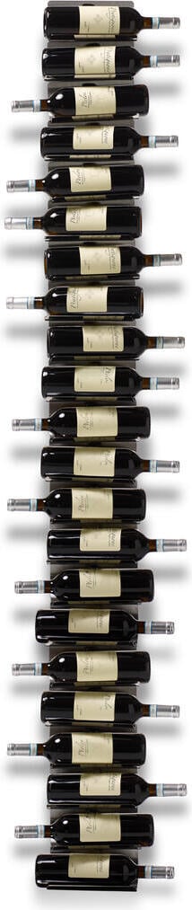 Stojak na wino ścienny Ptolomeo 208 cm srebrny