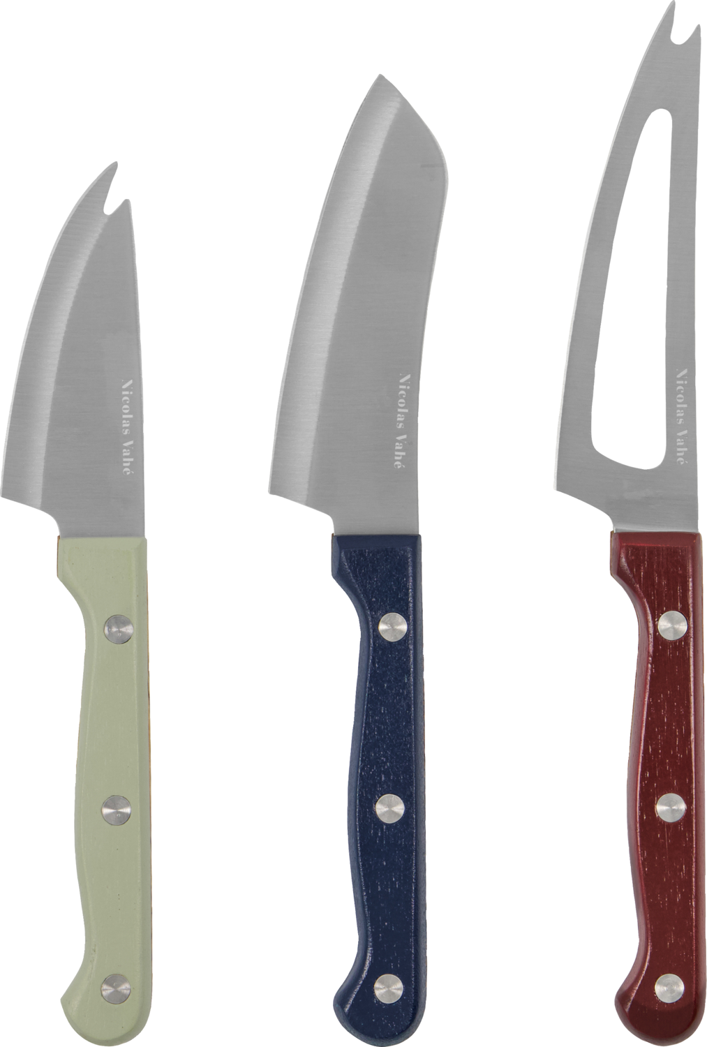 Noże do sera Nicolas Vahe 3 szt.