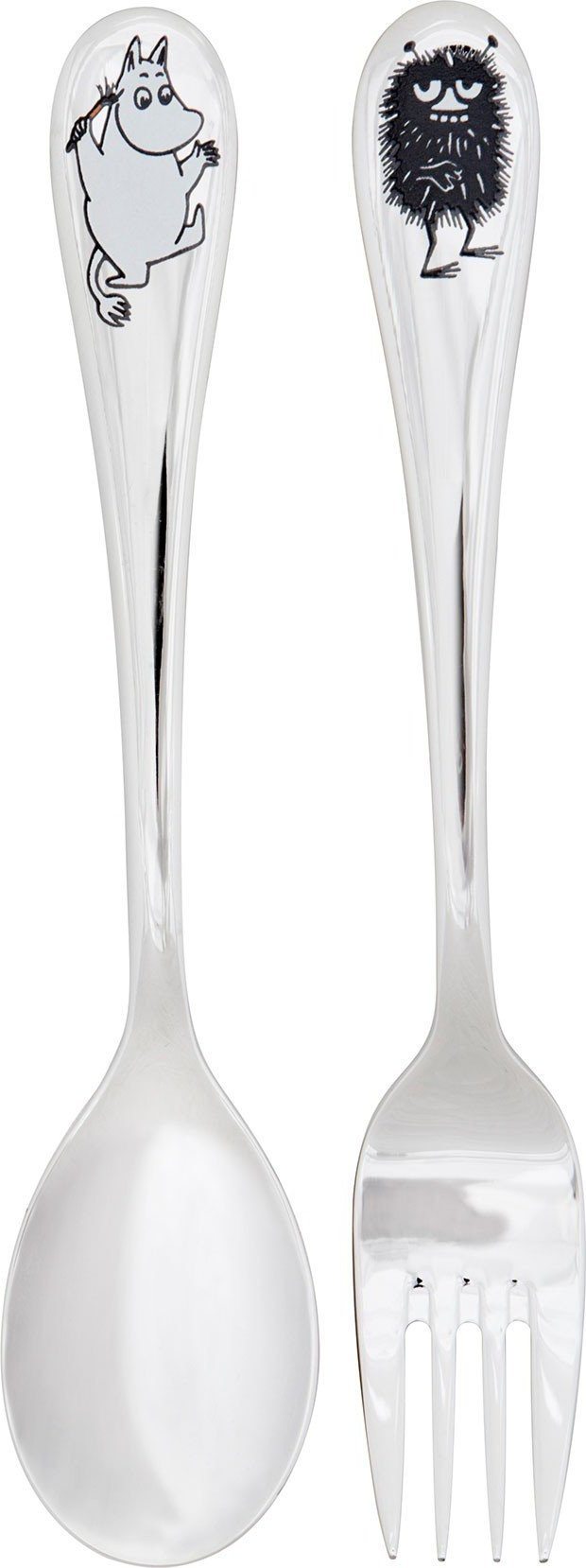 Sztućce dziecięce Arabia Finland Muminki Muminek i Bobek 2 el.