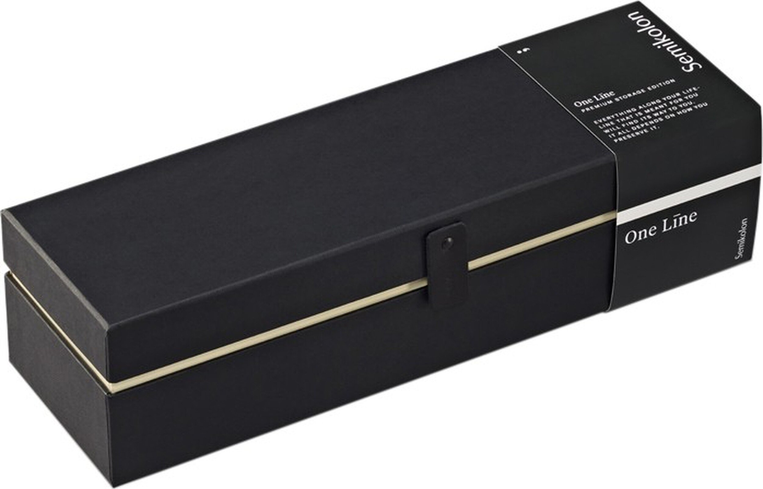 Pudełko do przechowywania One Line podłużne czarne