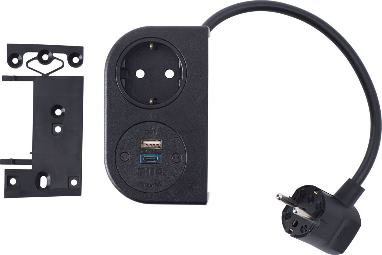 Gniazdo zasilania z ładowarką USB i USB-C do sofy Outline