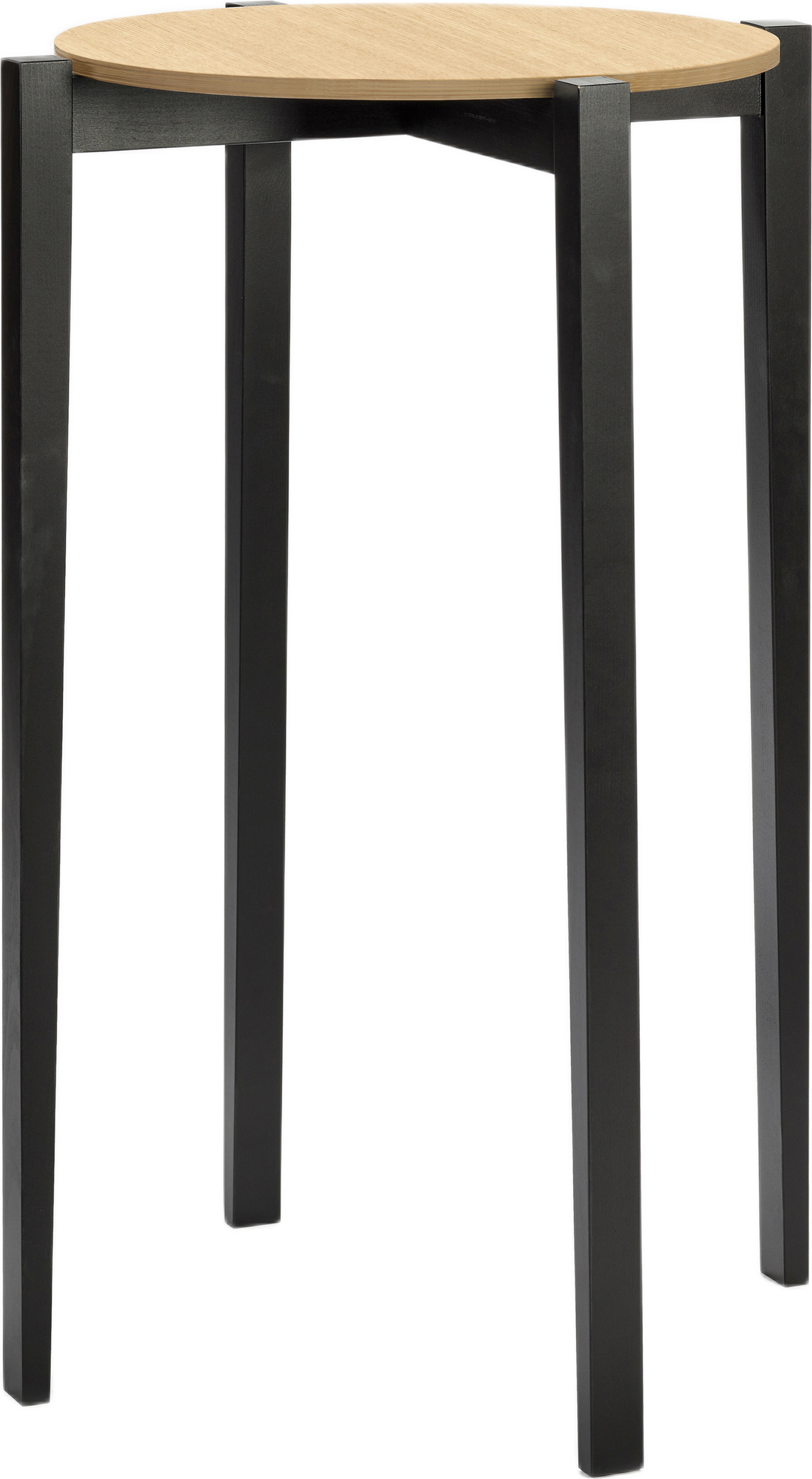 Stolik boczny Elois 71 cm drewno dębowe