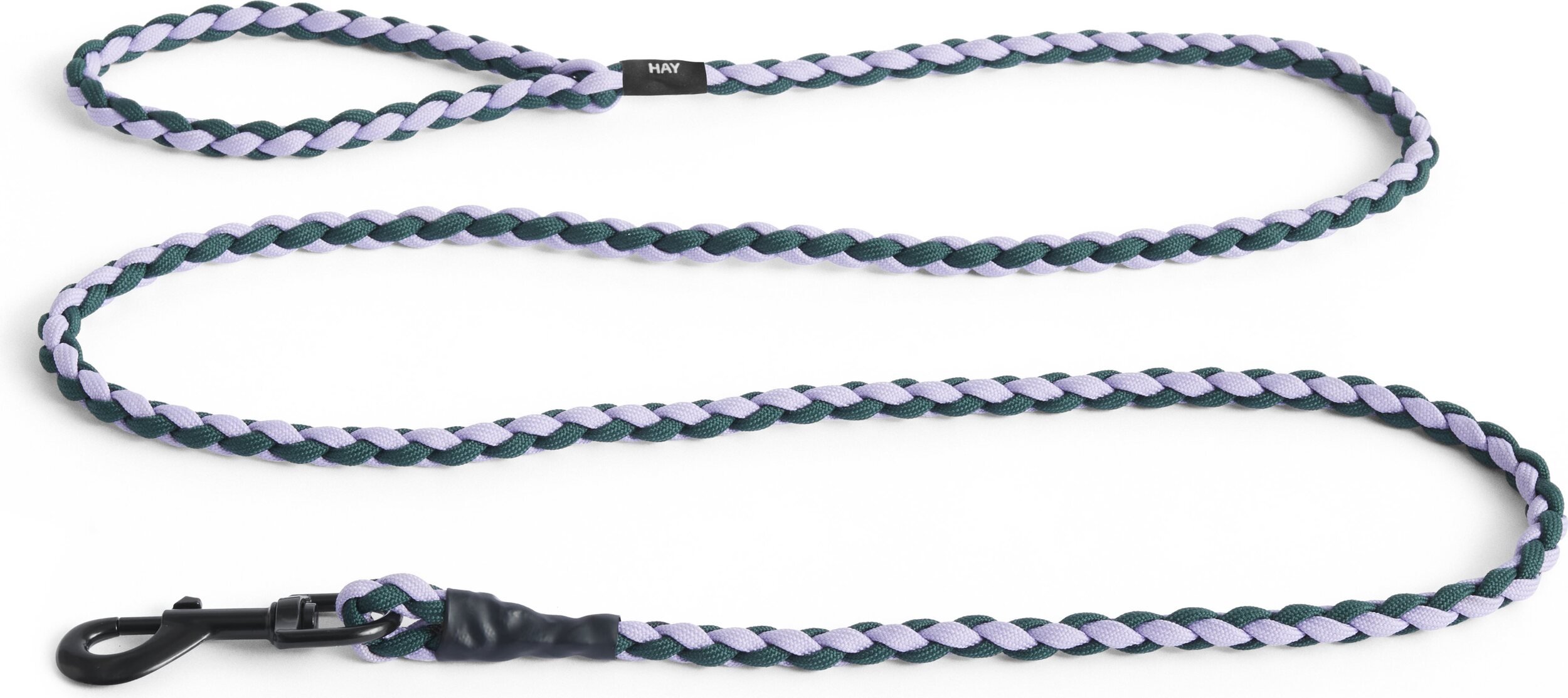 Smycz dla psa Hay Braided zielono-lawendowa