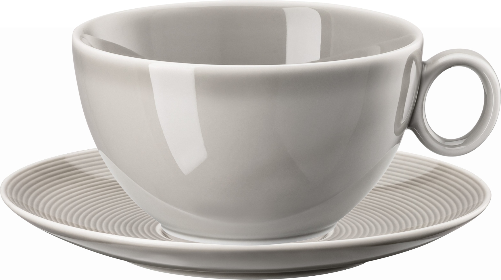 Filiżanka do herbaty Thomas Loft Moon Grey 340 ml ze spodkiem