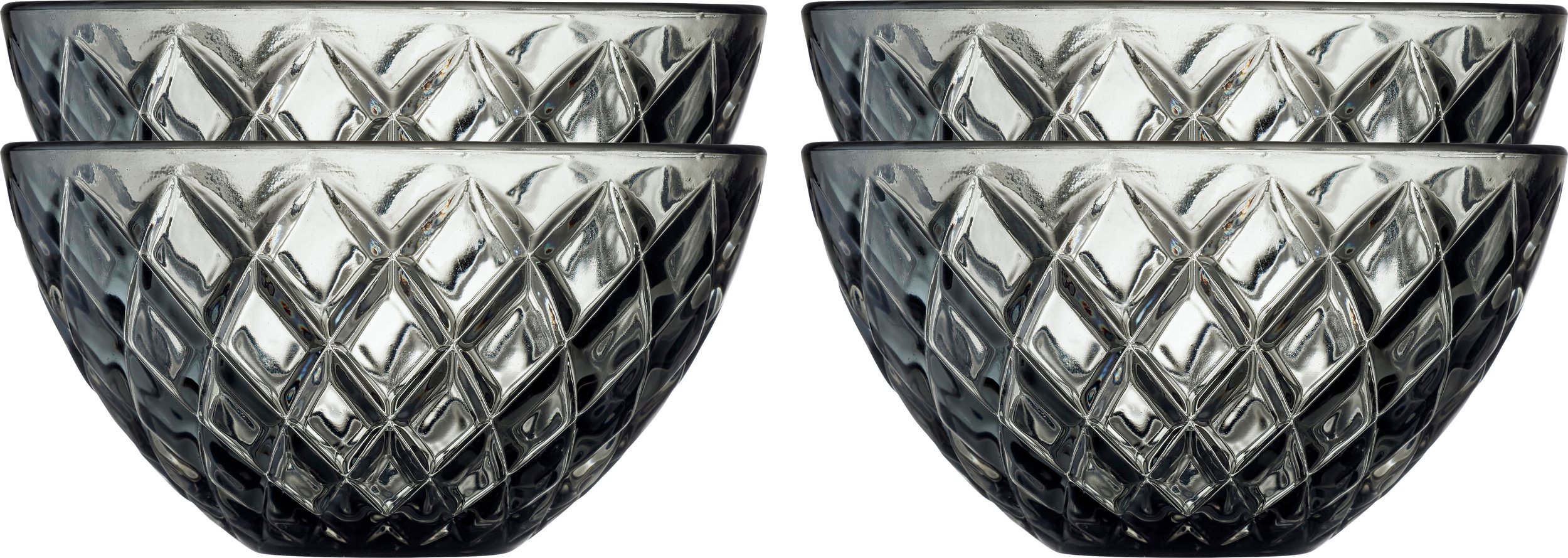 Miseczki do serwowania Sorrento 12 cm szare 4 szt.